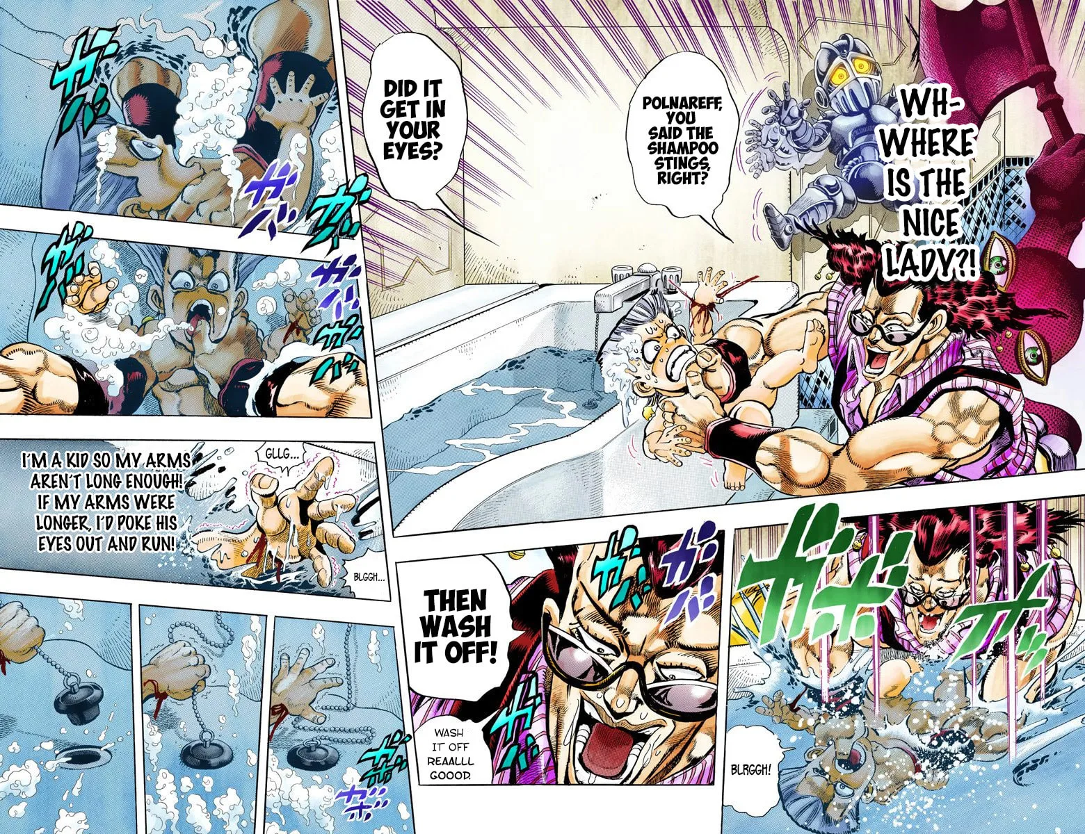 JoJo no Kimyou na Bouken Part 3: Stardust Crusaders Colored Manga, chapter 94, page 8