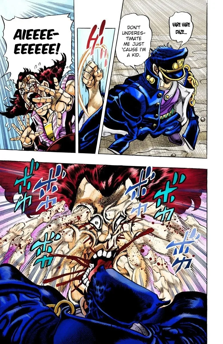 JoJo no Kimyou na Bouken Part 3: Stardust Crusaders Colored Manga, chapter 96, page 9