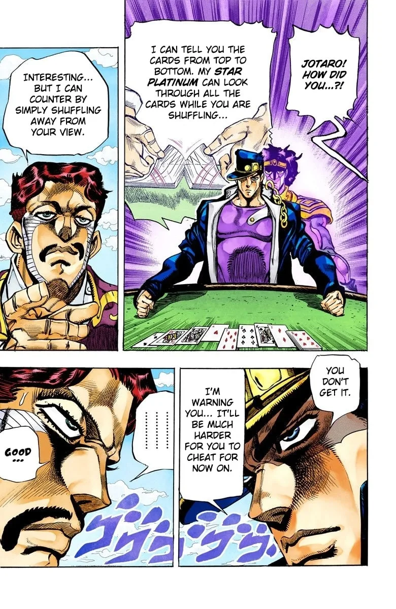 JoJo no Kimyou na Bouken Part 3: Stardust Crusaders Colored Manga, chapter 100, page 21