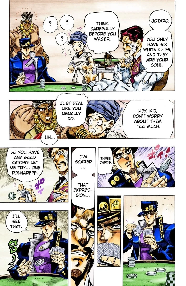 JoJo no Kimyou na Bouken Part 3: Stardust Crusaders Colored Manga, chapter 102, page 3