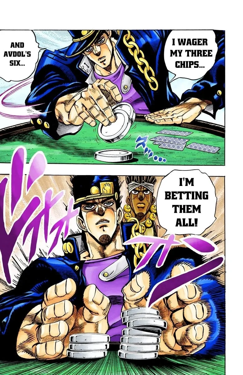 JoJo no Kimyou na Bouken Part 3: Stardust Crusaders Colored Manga, chapter 102, page 11