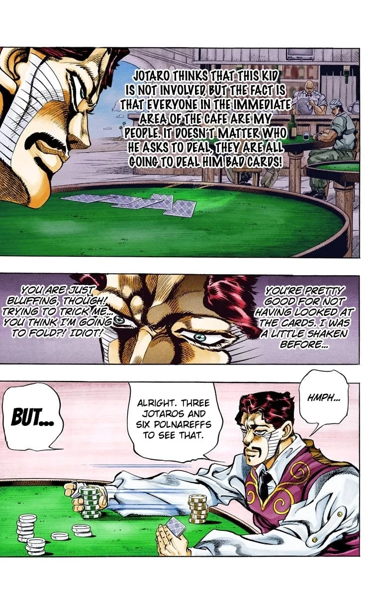 JoJo no Kimyou na Bouken Part 3: Stardust Crusaders Colored Manga, chapter 102, page 15