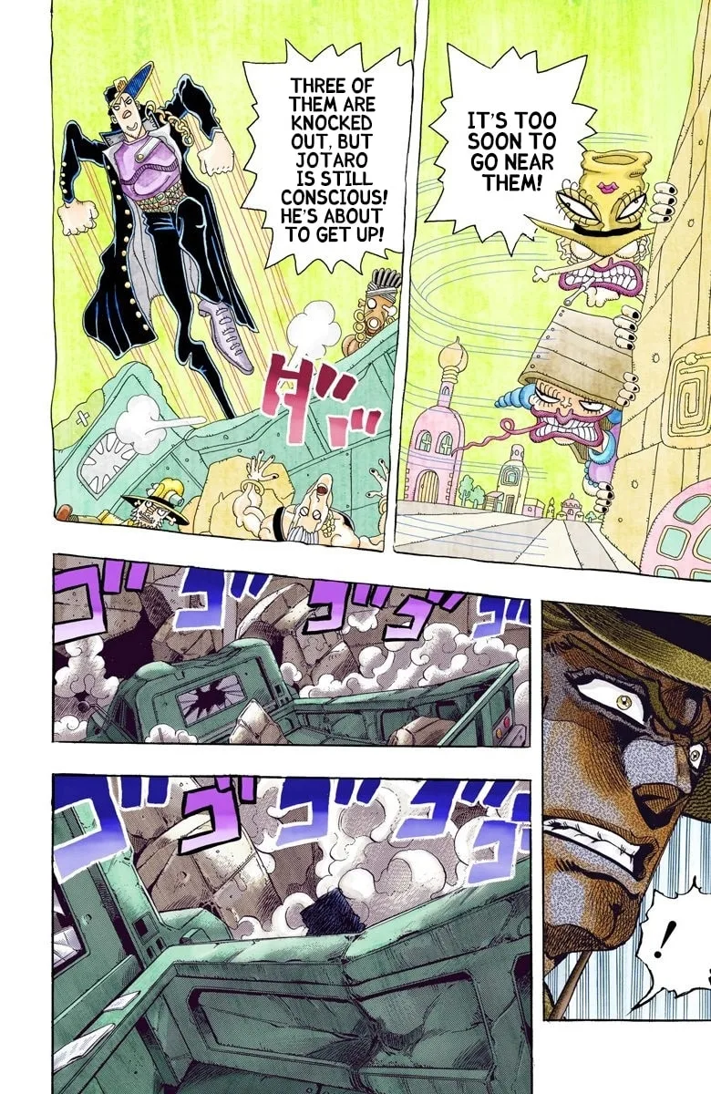 JoJo no Kimyou na Bouken Part 3: Stardust Crusaders Colored Manga, chapter 107, page 4