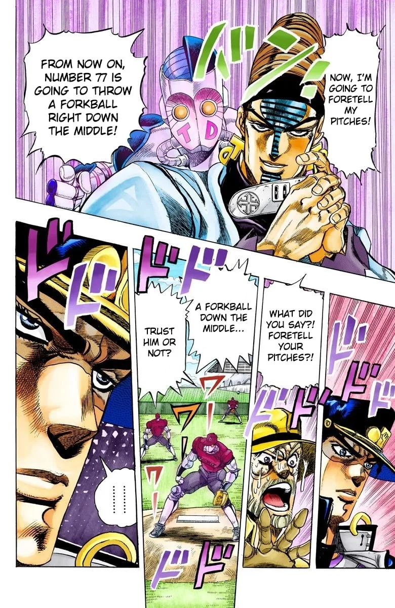 JoJo no Kimyou na Bouken Part 3: Stardust Crusaders Colored Manga, chapter 122, page 8