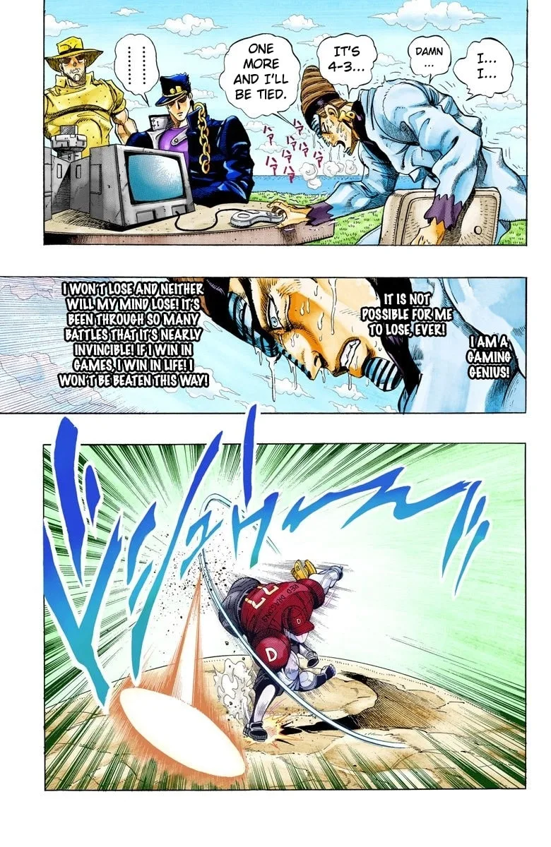 JoJo no Kimyou na Bouken Part 3: Stardust Crusaders Colored Manga, chapter 124, page 11