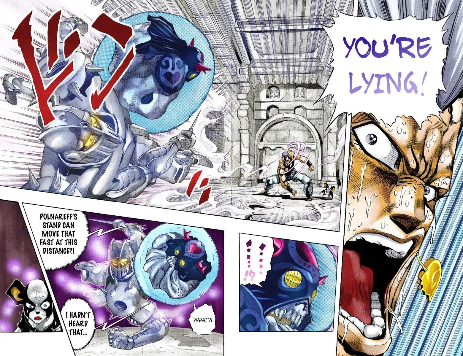 JoJo no Kimyou na Bouken Part 3: Stardust Crusaders Colored Manga, chapter 127, page 9