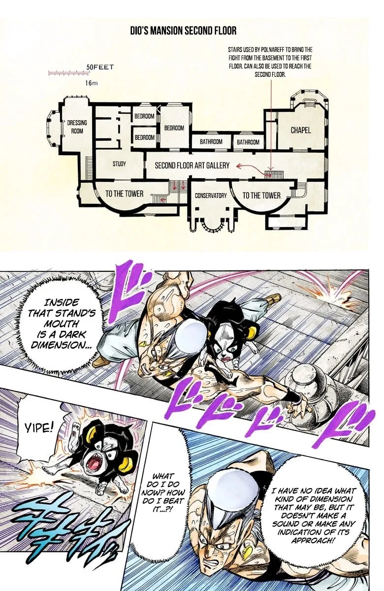 JoJo no Kimyou na Bouken Part 3: Stardust Crusaders Colored Manga, chapter 128, page 4