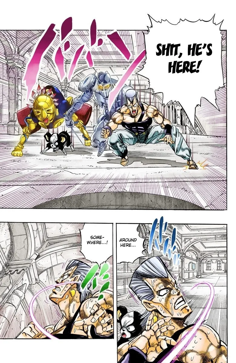 JoJo no Kimyou na Bouken Part 3: Stardust Crusaders Colored Manga, chapter 128, page 6