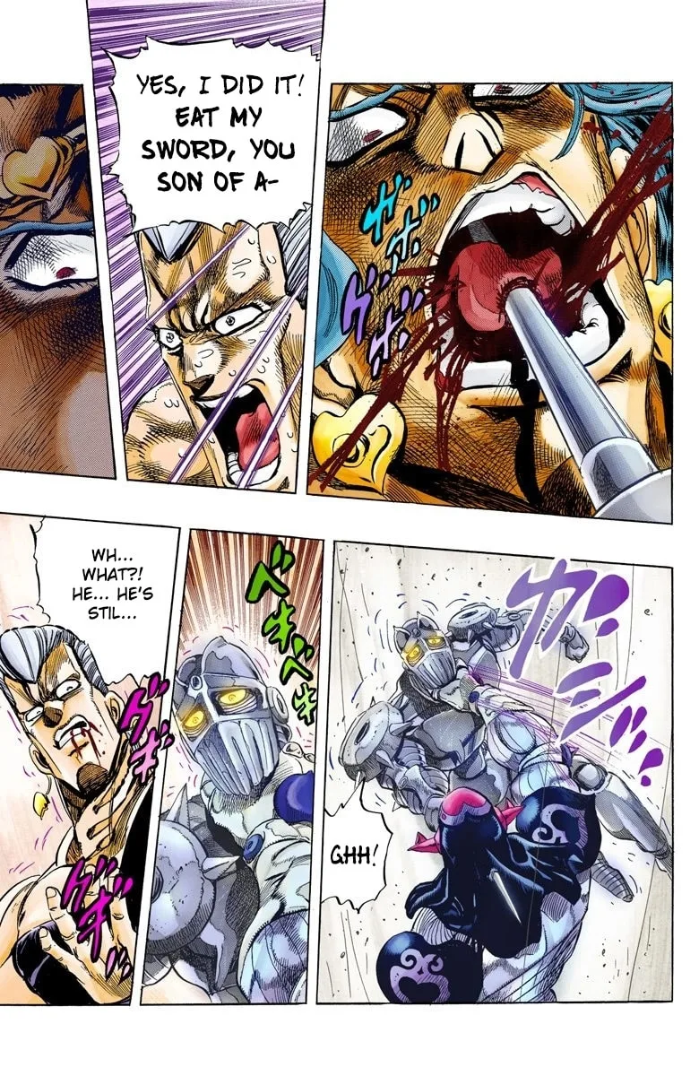 JoJo no Kimyou na Bouken Part 3: Stardust Crusaders Colored Manga, chapter 129, page 19