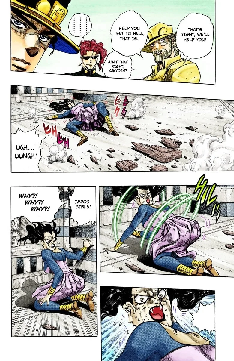 JoJo no Kimyou na Bouken Part 3: Stardust Crusaders Colored Manga, chapter 134, page 10