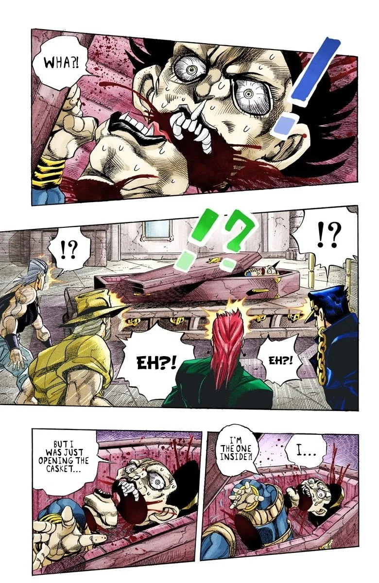 JoJo no Kimyou na Bouken Part 3: Stardust Crusaders Colored Manga, chapter 136, page 17