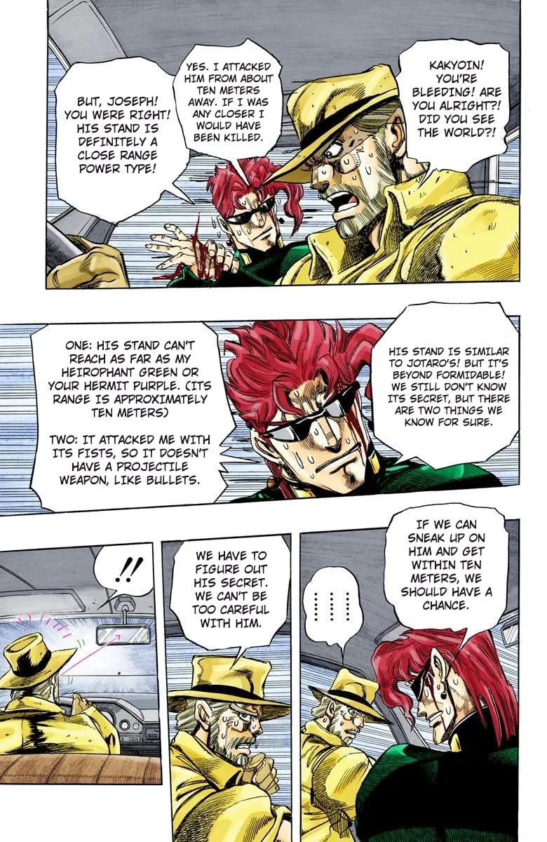 JoJo no Kimyou na Bouken Part 3: Stardust Crusaders Colored Manga, chapter 139, page 11