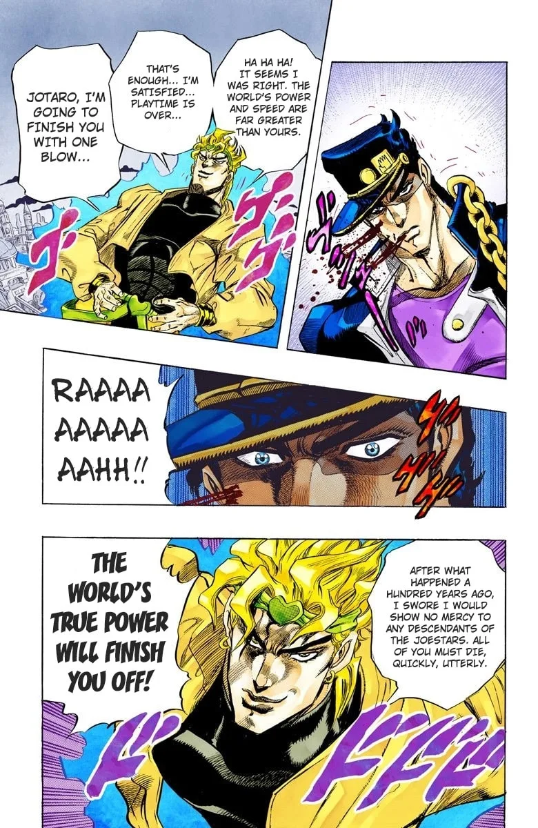 JoJo no Kimyou na Bouken Part 3: Stardust Crusaders Colored Manga, chapter 143, page 15