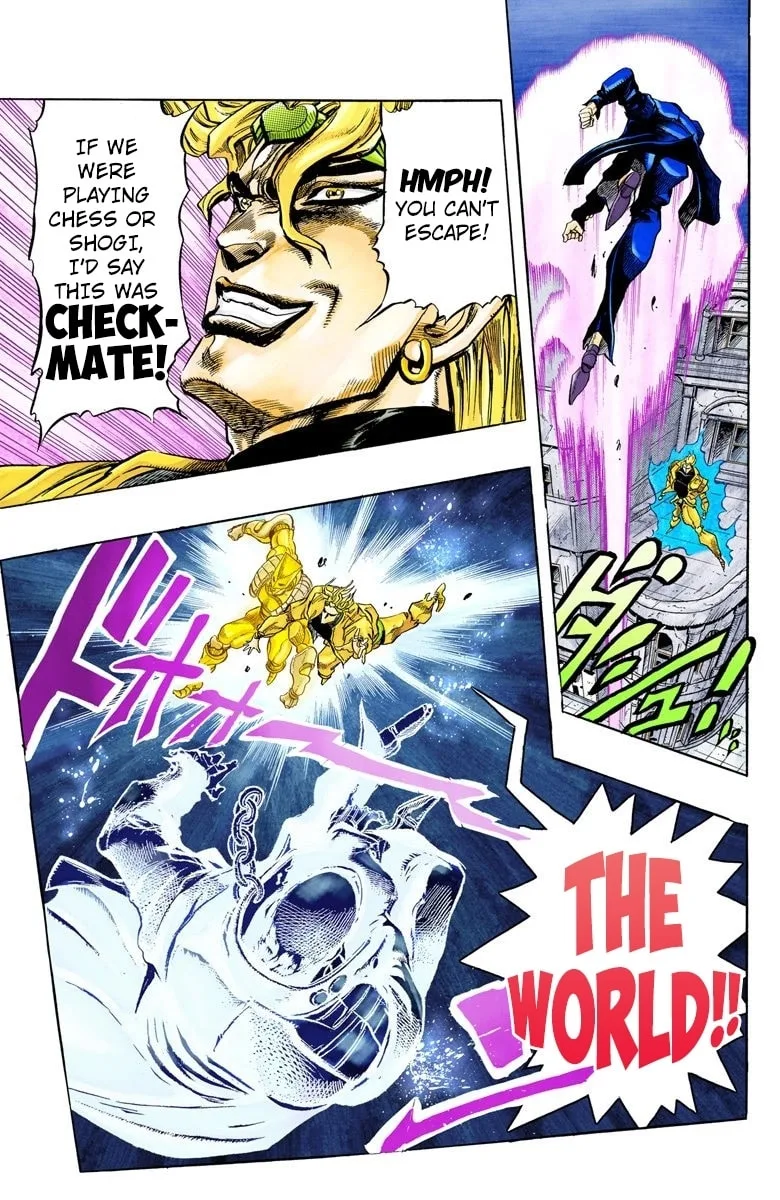 JoJo no Kimyou na Bouken Part 3: Stardust Crusaders Colored Manga, chapter 145, page 12