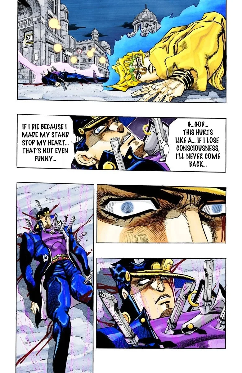 JoJo no Kimyou na Bouken Part 3: Stardust Crusaders Colored Manga, chapter 147, page 12