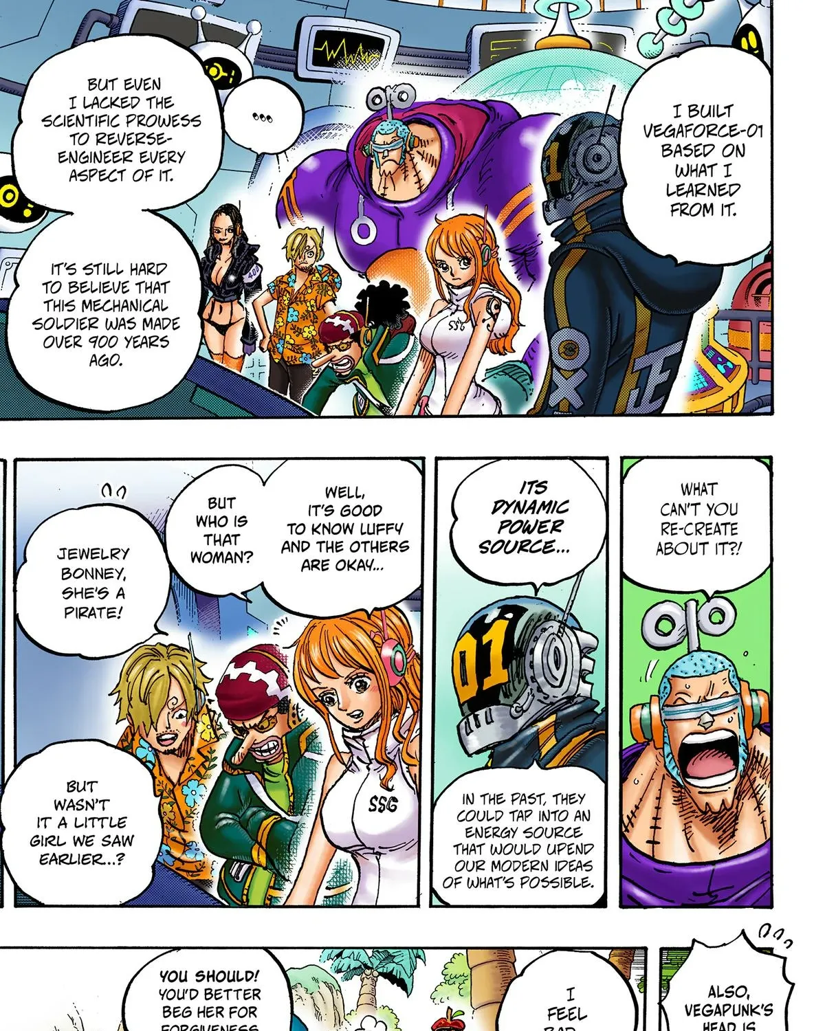 One Piece Colored, chapter 1067, page 21