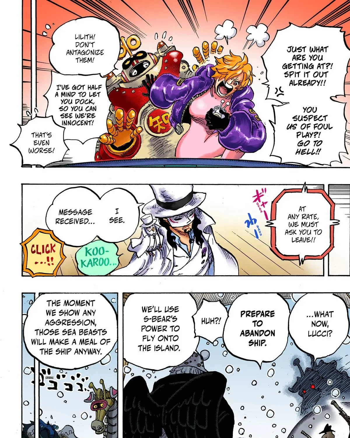 One Piece Colored, chapter 1068, page 7