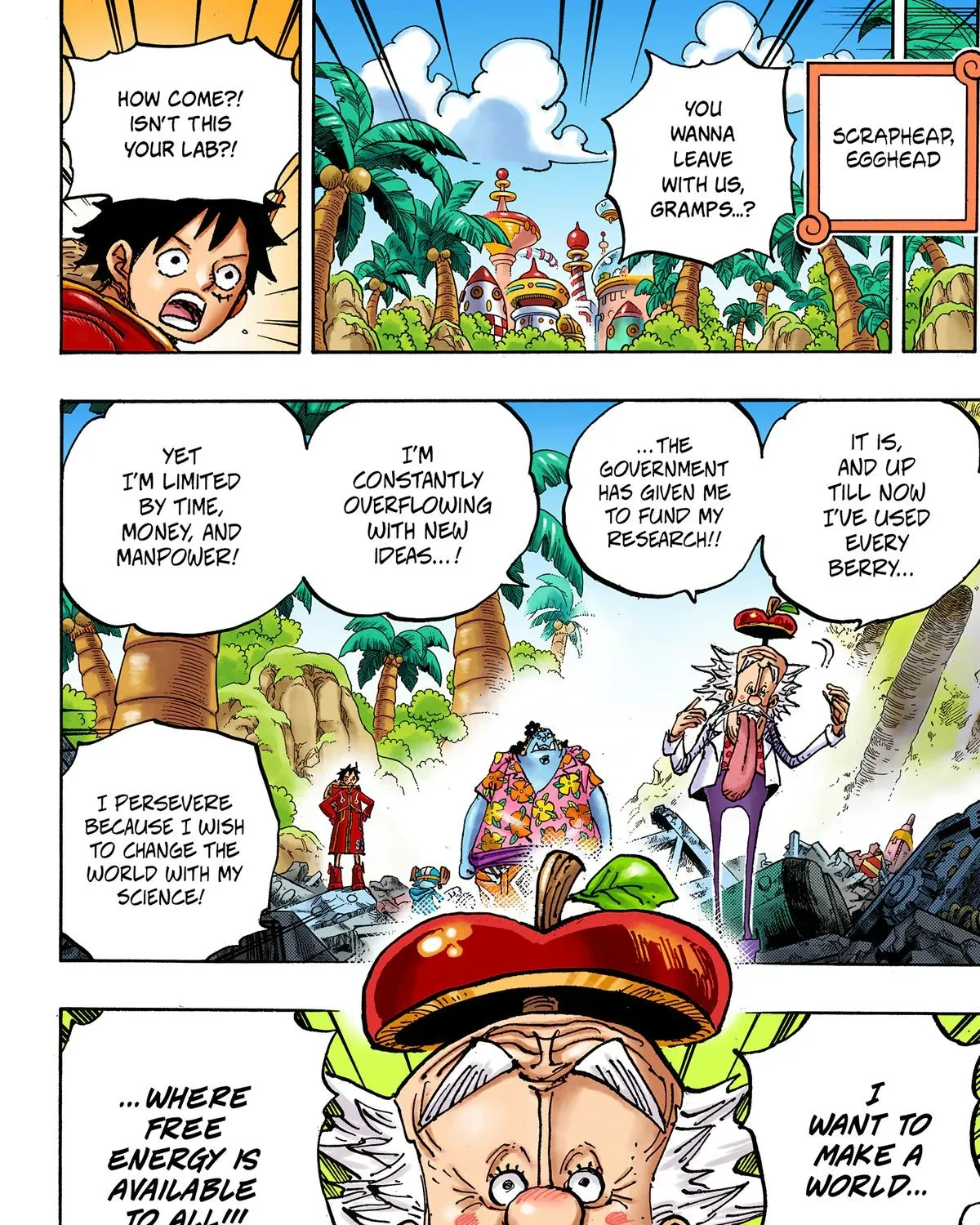 One Piece Colored, chapter 1068, page 11