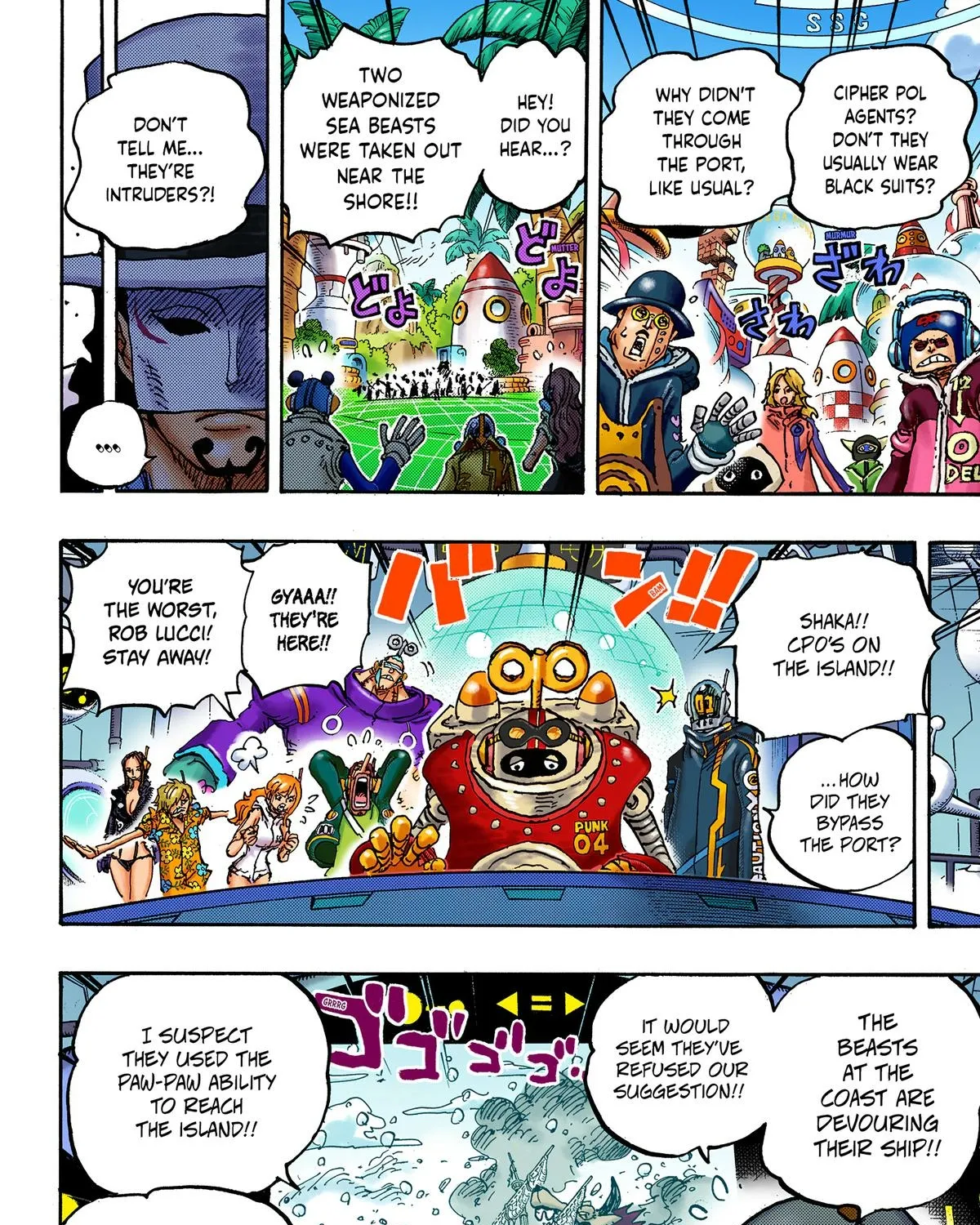 One Piece Colored, chapter 1068, page 19