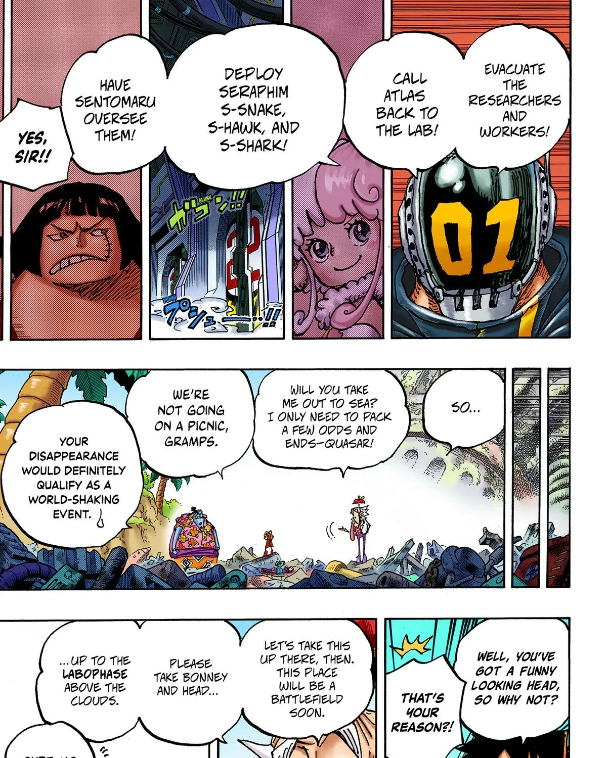One Piece Colored, chapter 1068, page 21