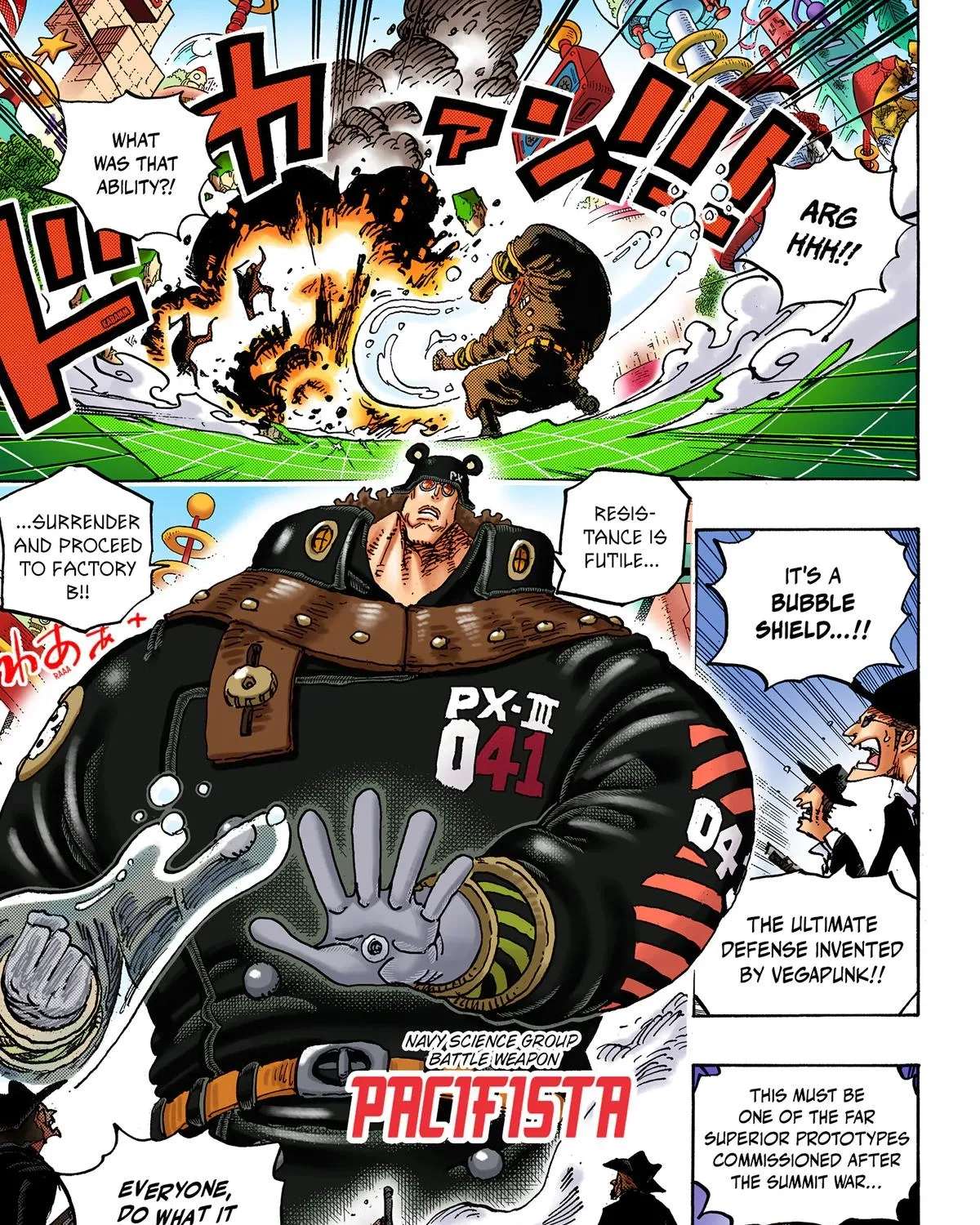One Piece Colored, chapter 1074, page 5