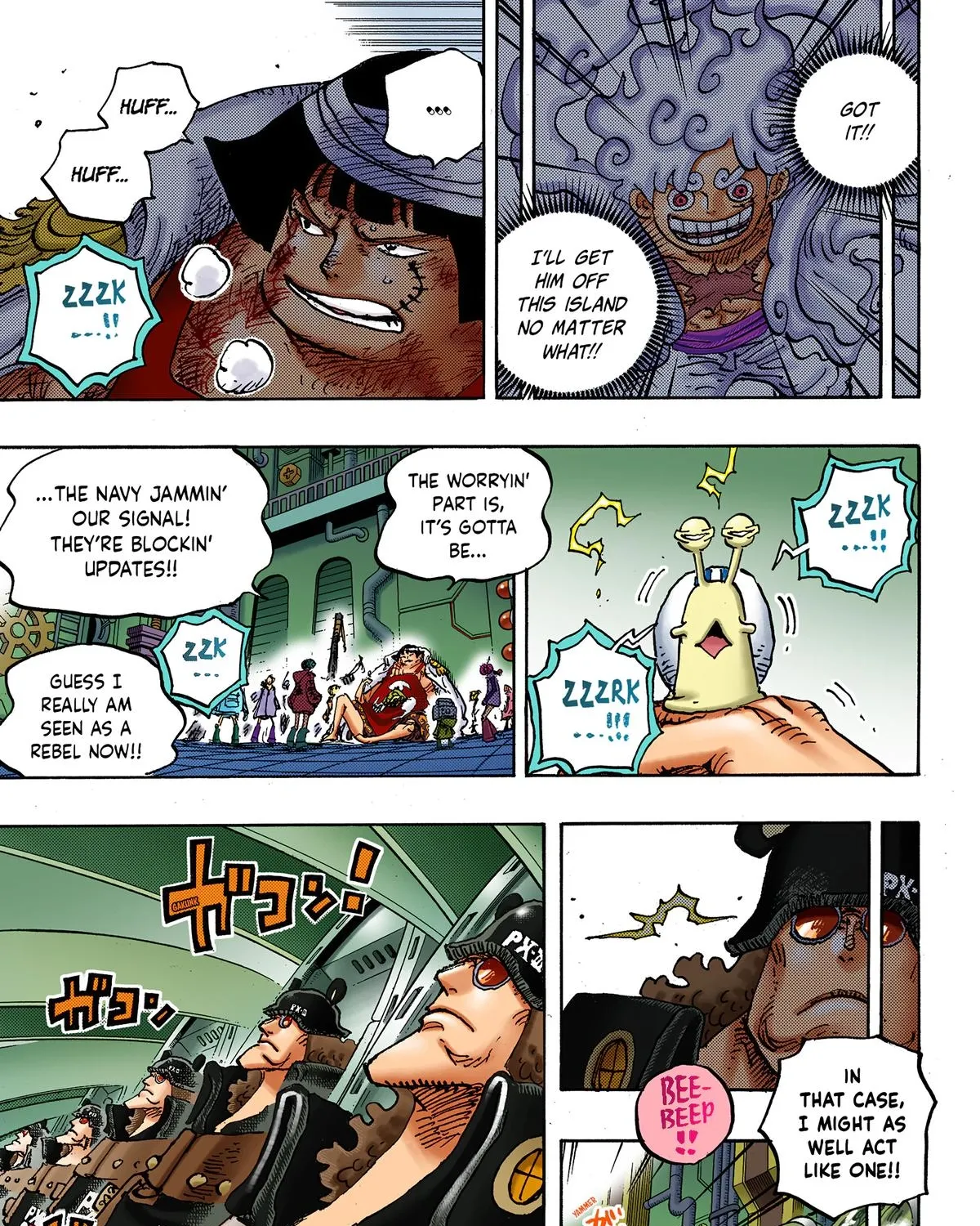 One Piece Colored, chapter 1074, page 9