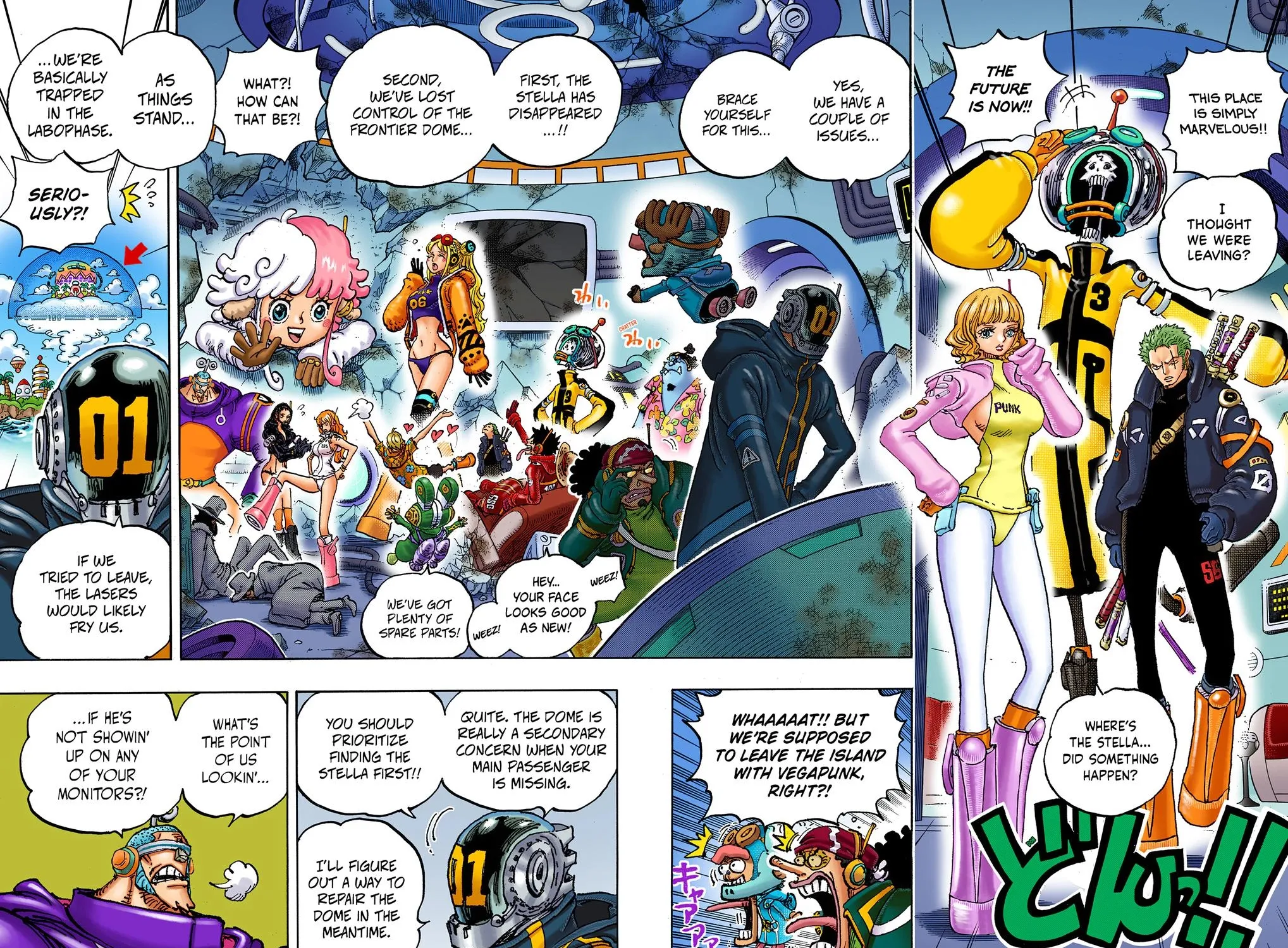 One Piece Colored, chapter 1074, page 15