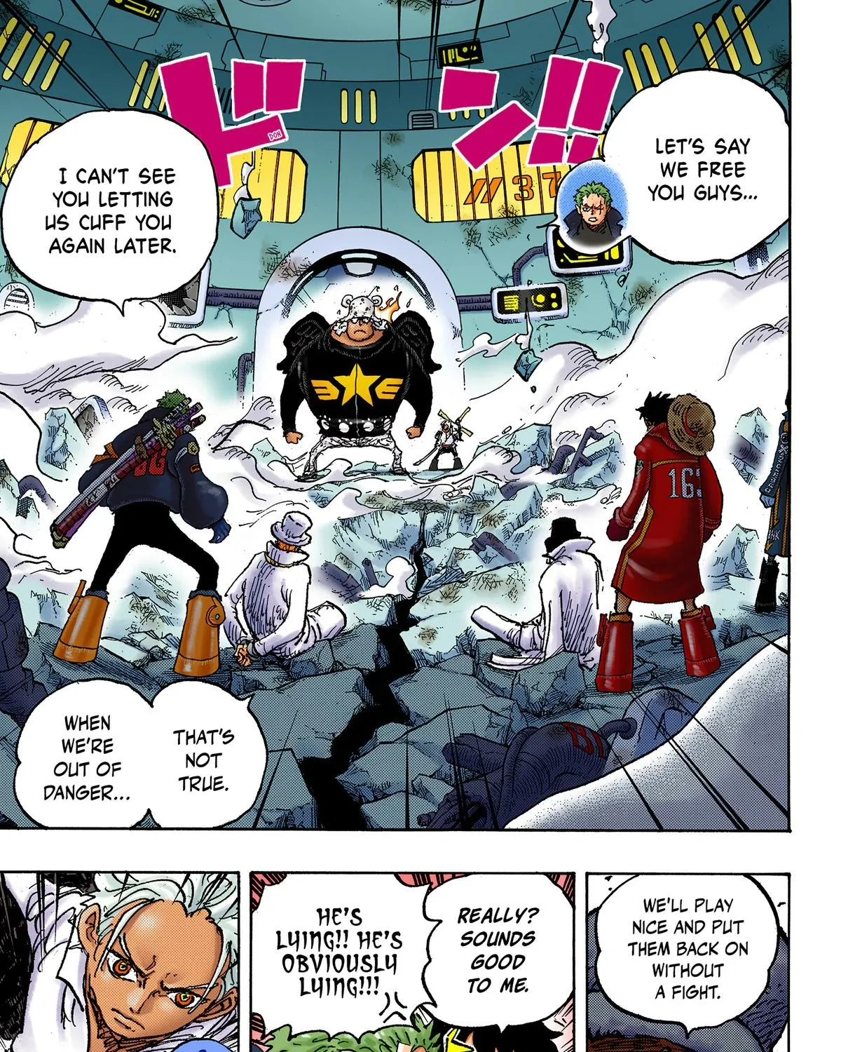 One Piece Colored, chapter 1076, page 5