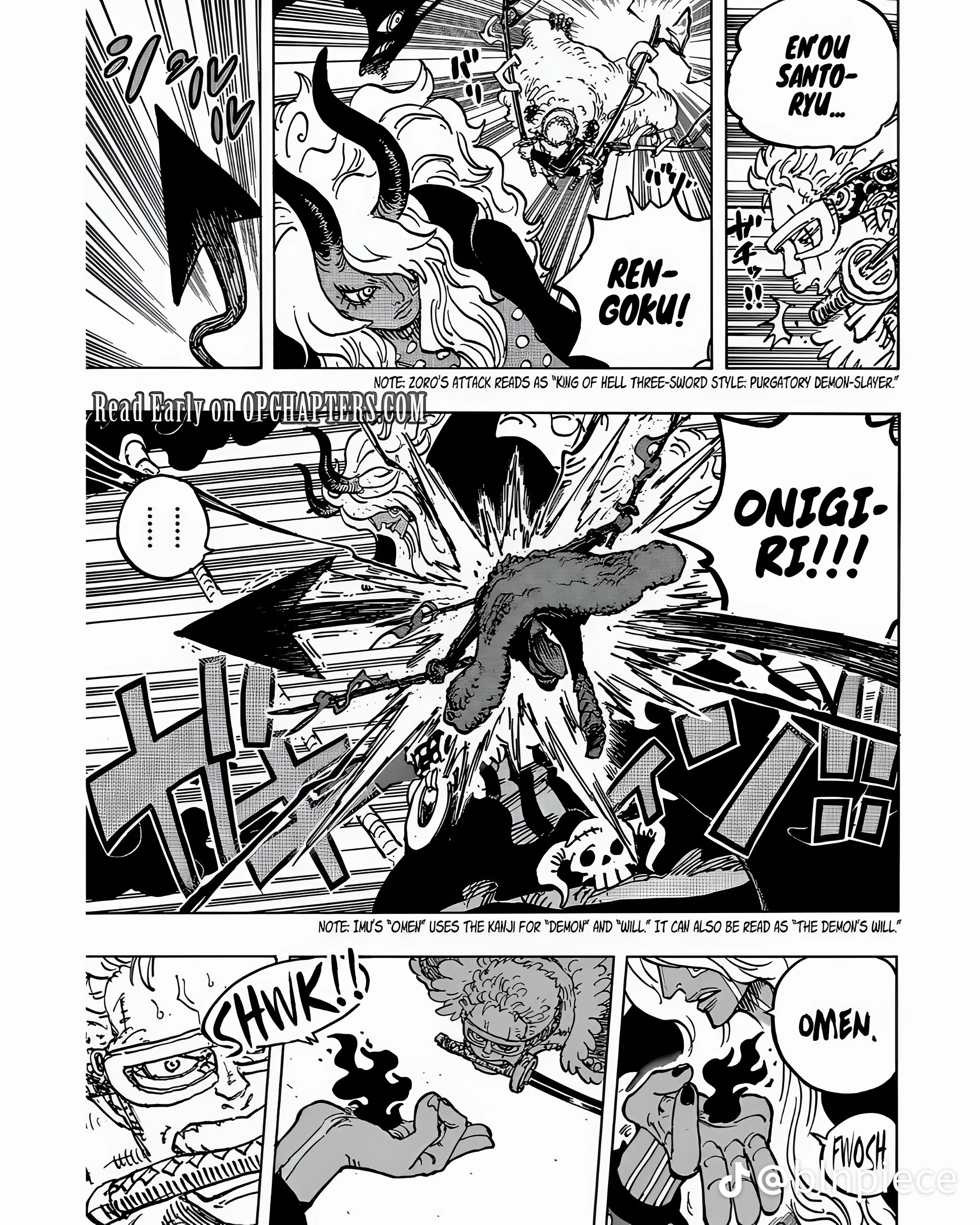 One Piece Manga, chapter 1180 ENG, page 6
