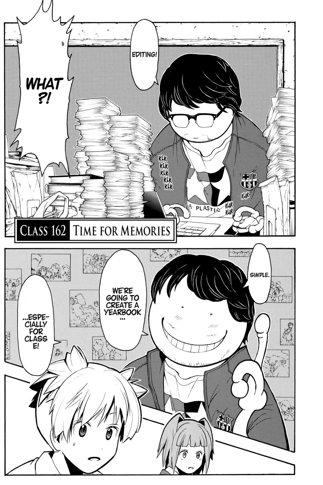 Assassination Classroom, chapter 162, page 1