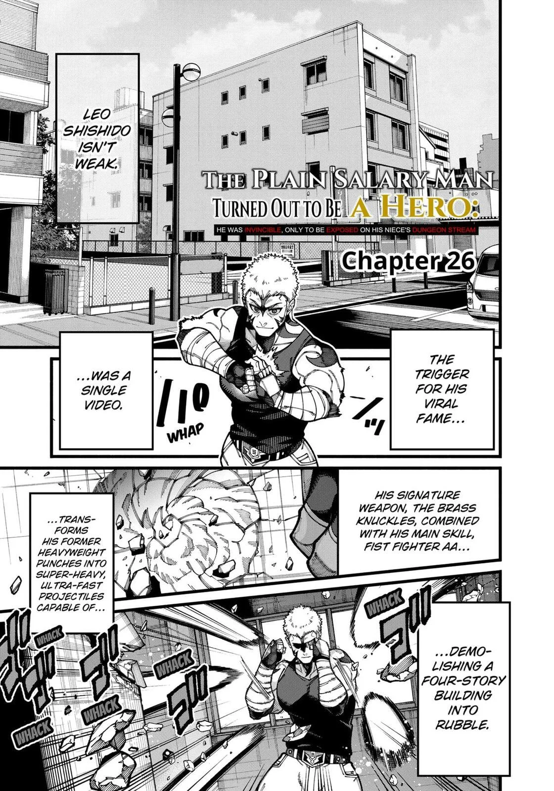 The Plain Salary Man Turned Out to Be a Hero He Was Invincible, Only to Be Exposed on His Niece's Dungeon Stream, chapter 26, page 1