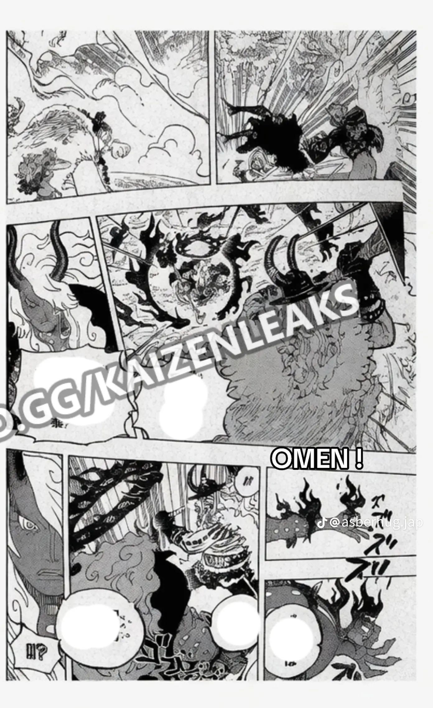 One Piece Manga, chapter 1181 RAW, page 8