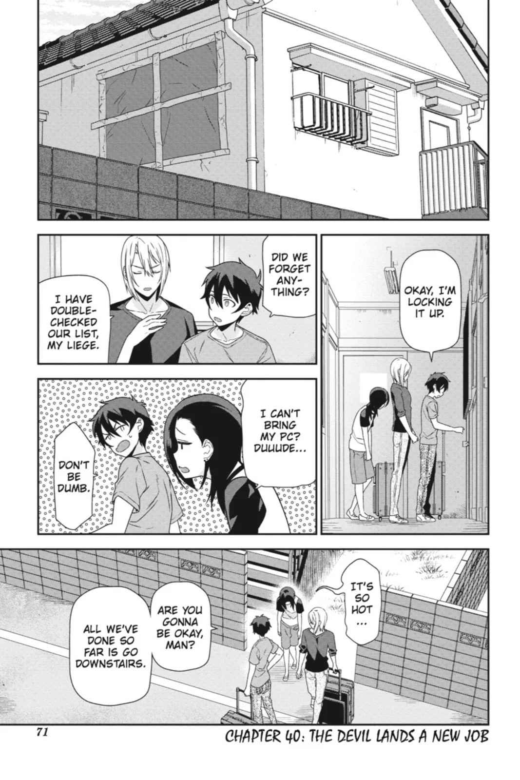 The Devil is a Part-Timer!, chapter 40, page 1