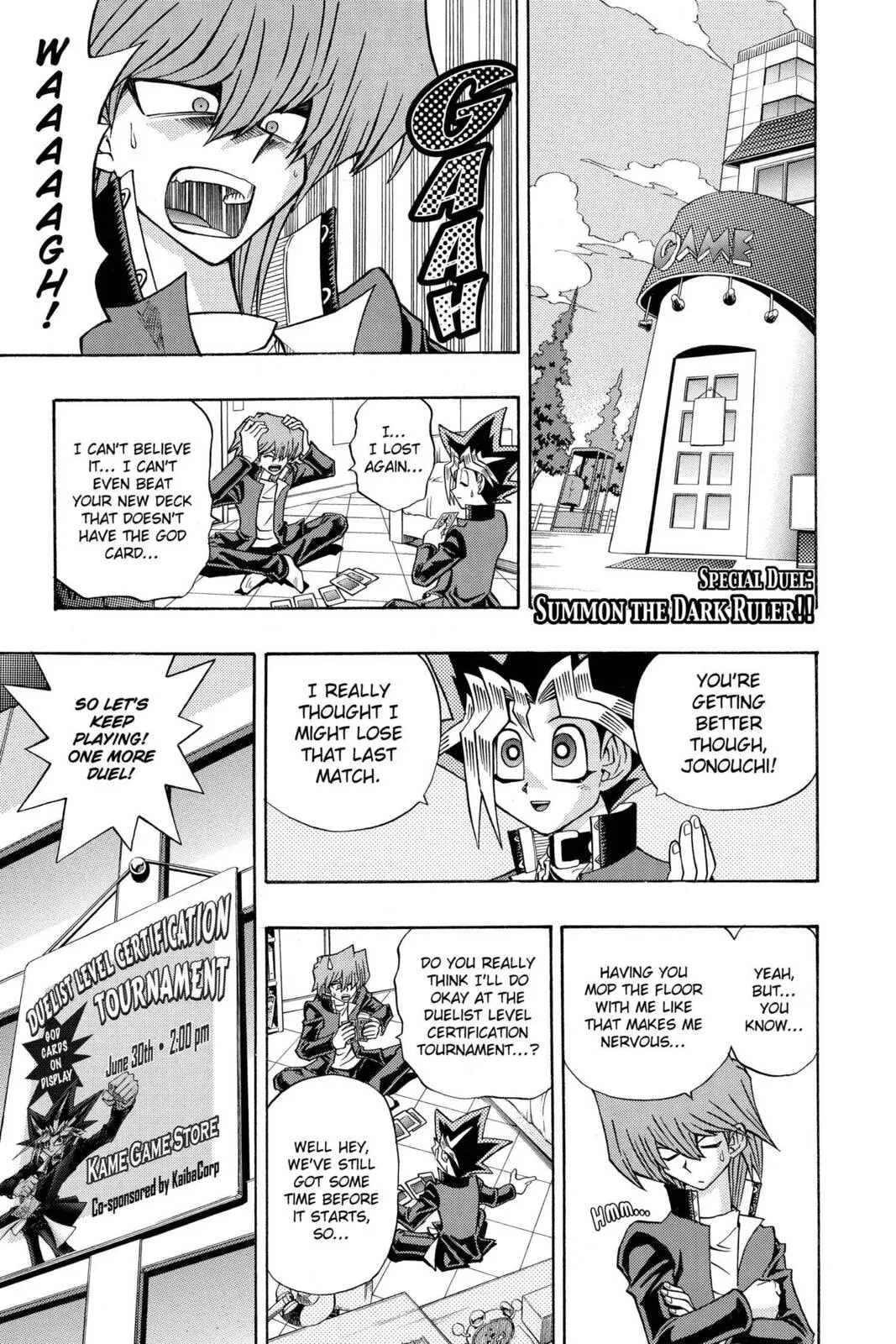 Yu-Gi-Oh! R, chapter 24.5, page 1