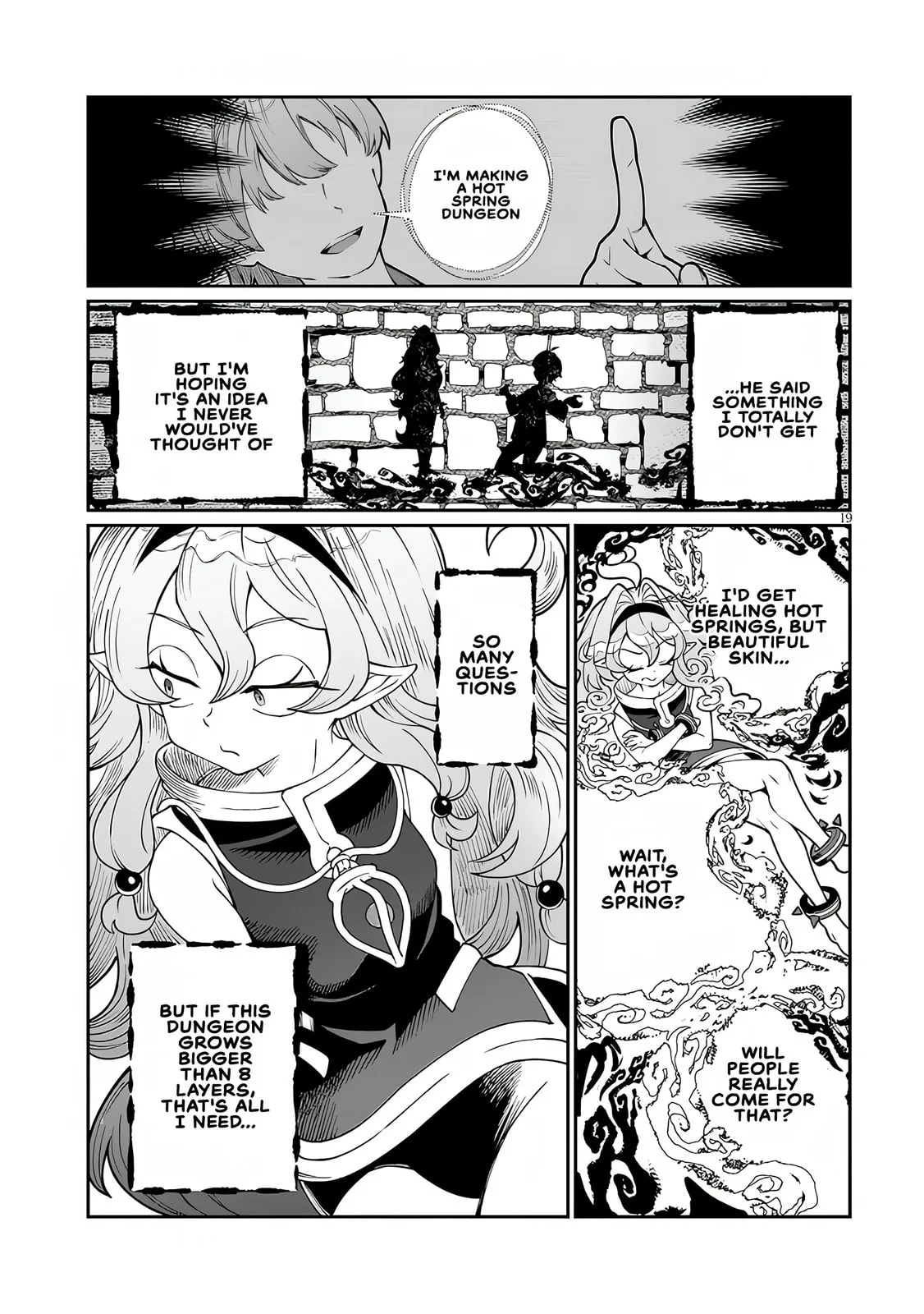 Reincarnated, I'll Make the Hot Spring Dungeon!, chapter 1, page 18