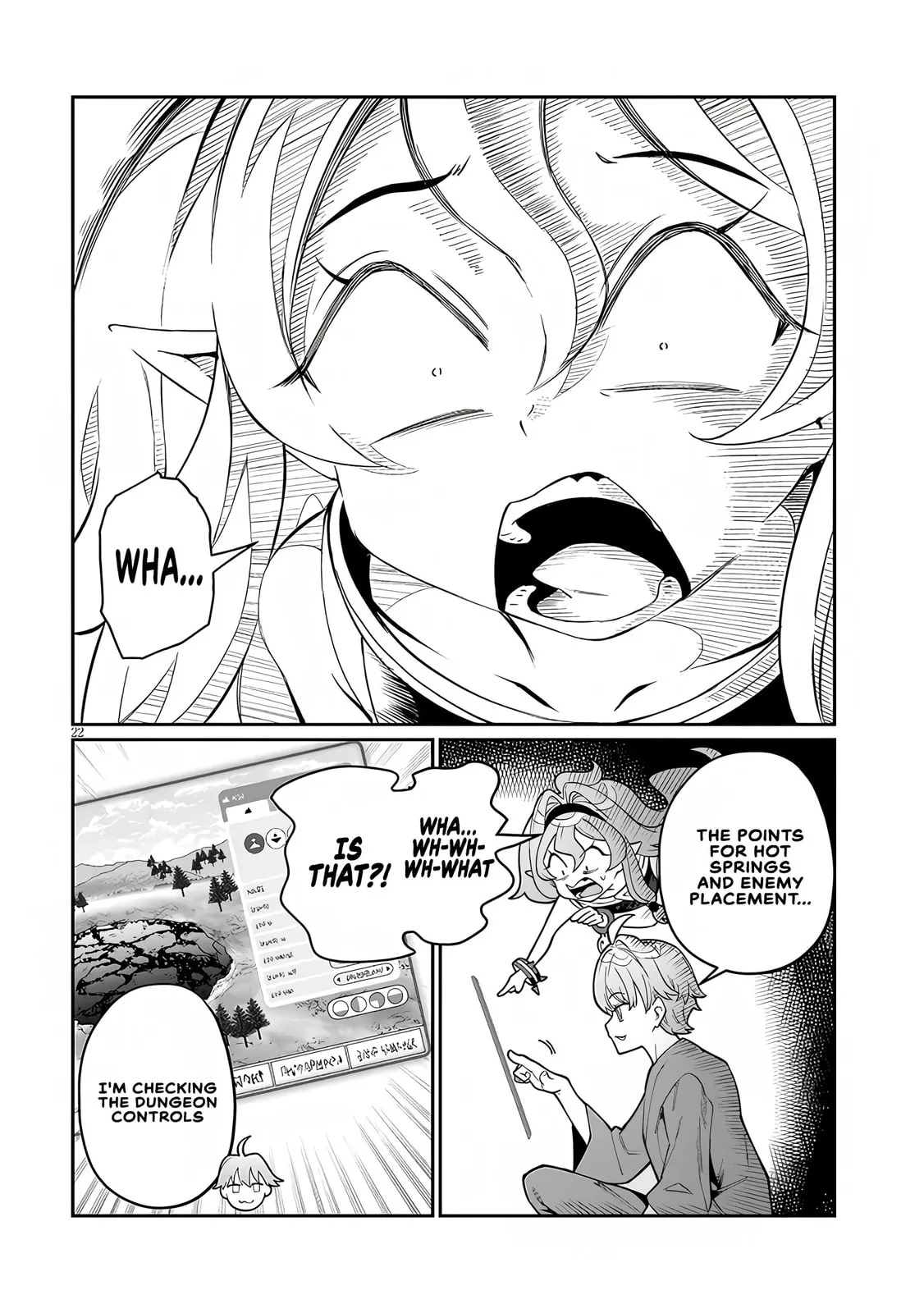 Reincarnated, I'll Make the Hot Spring Dungeon!, chapter 1, page 21
