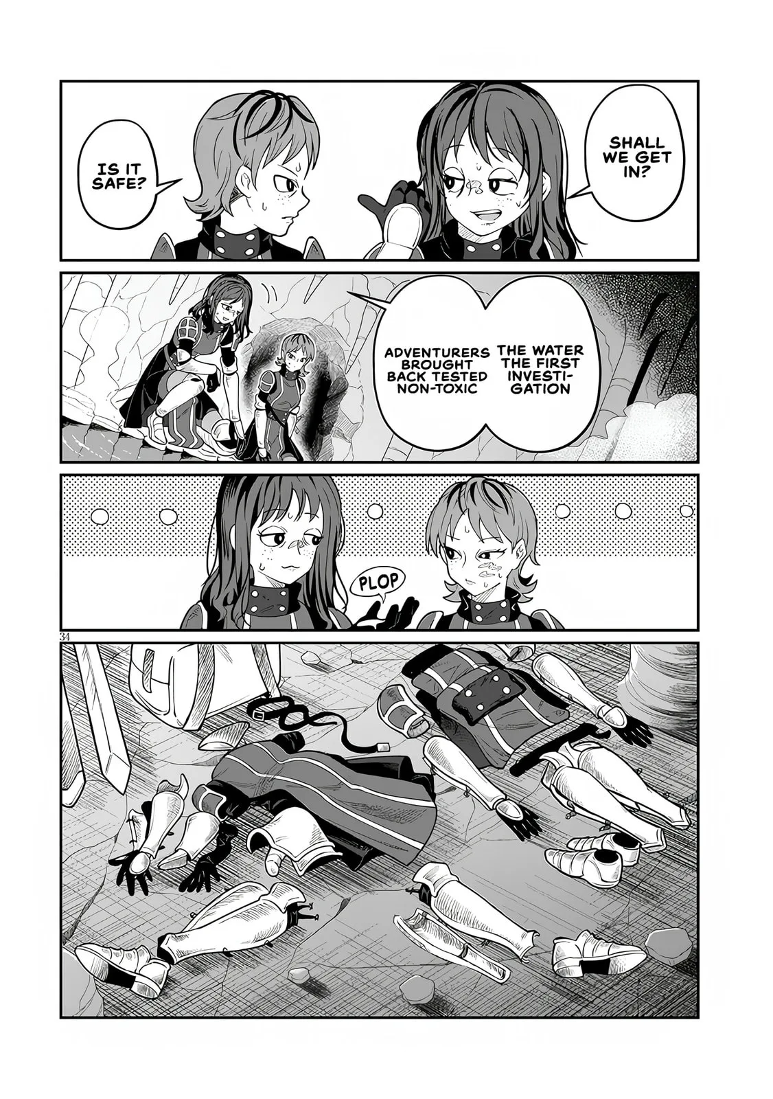 Reincarnated, I'll Make the Hot Spring Dungeon!, chapter 1, page 31